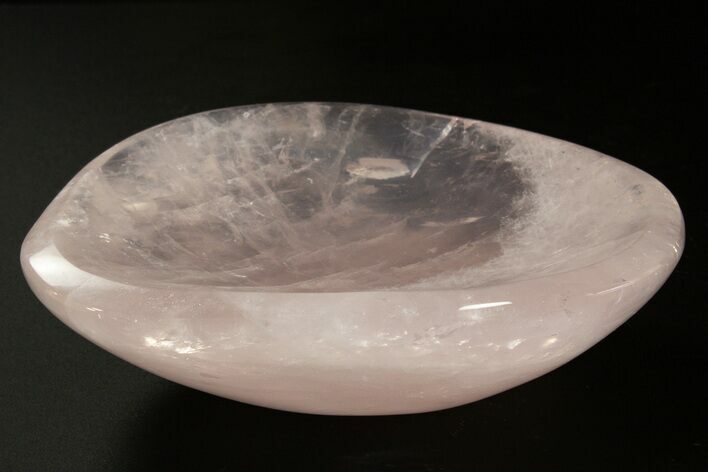 Polished Rose Quartz Dish #338446